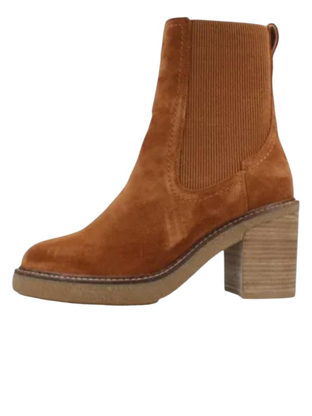 Clarks Women Cassiano Top Mid Tan Suede ...Size 10